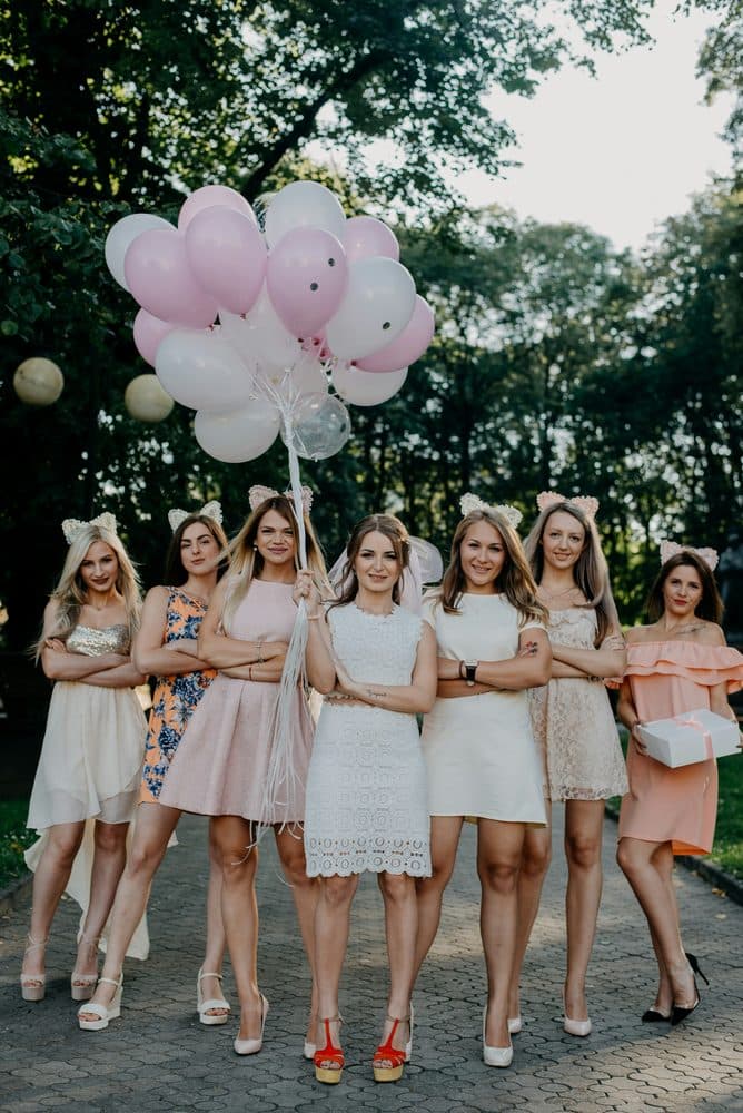 Damas de honor en una boda